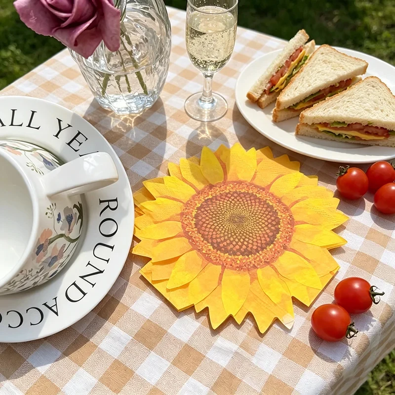 100Pcs Sunflower 2-Ply Disposable Paper Napkins Floral Print for Summer Party Garden Tea Picnic Wedding Table Decor
100Pcs Sunflower 2-Ply Disposable Paper Napkins Floral Print for Summer Party Garden Tea Picnic Wedding Table Decor