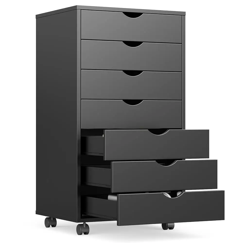 7 Drawer Mobile File Cabinet Under Desk Storage Organization With Wheels Vertical Filing Chest Rolling Wood Small Desk Printer
7 Drawer Mobile File Cabinet Under Desk Storage Organization With Wheels Vertical Filing Chest Rolling Wood Small Desk Printer