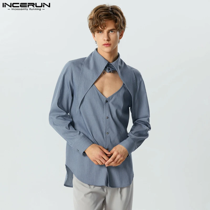 INCERUN Tops 2023 Handsome New Men Personality Love Hollow Design Shirts Male Leisure Solid All-match Long Sleeved Blouse S-5XL
INCERUN Tops 2023 Handsome New Men Personality Love Hollow Design Shirts Male Leisure Solid All-match Long Sleeved Blouse S-5XL