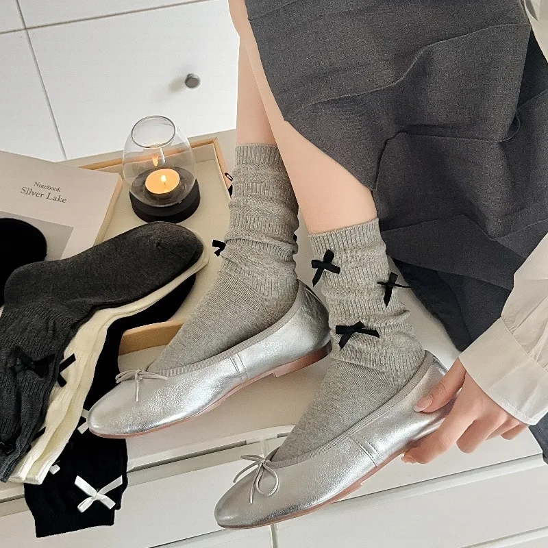 5 Pairs Ladies' Socks Set Korean Simple Mid Tube Socks High Quality Socks Kawaii Bow Sweet Lolita JK Cute Versatile For Girl
5 Pairs Ladies' Socks Set Korean Simple Mid Tube Socks High Quality Socks Kawaii Bow Sweet Lolita JK Cute Versatile For Girl