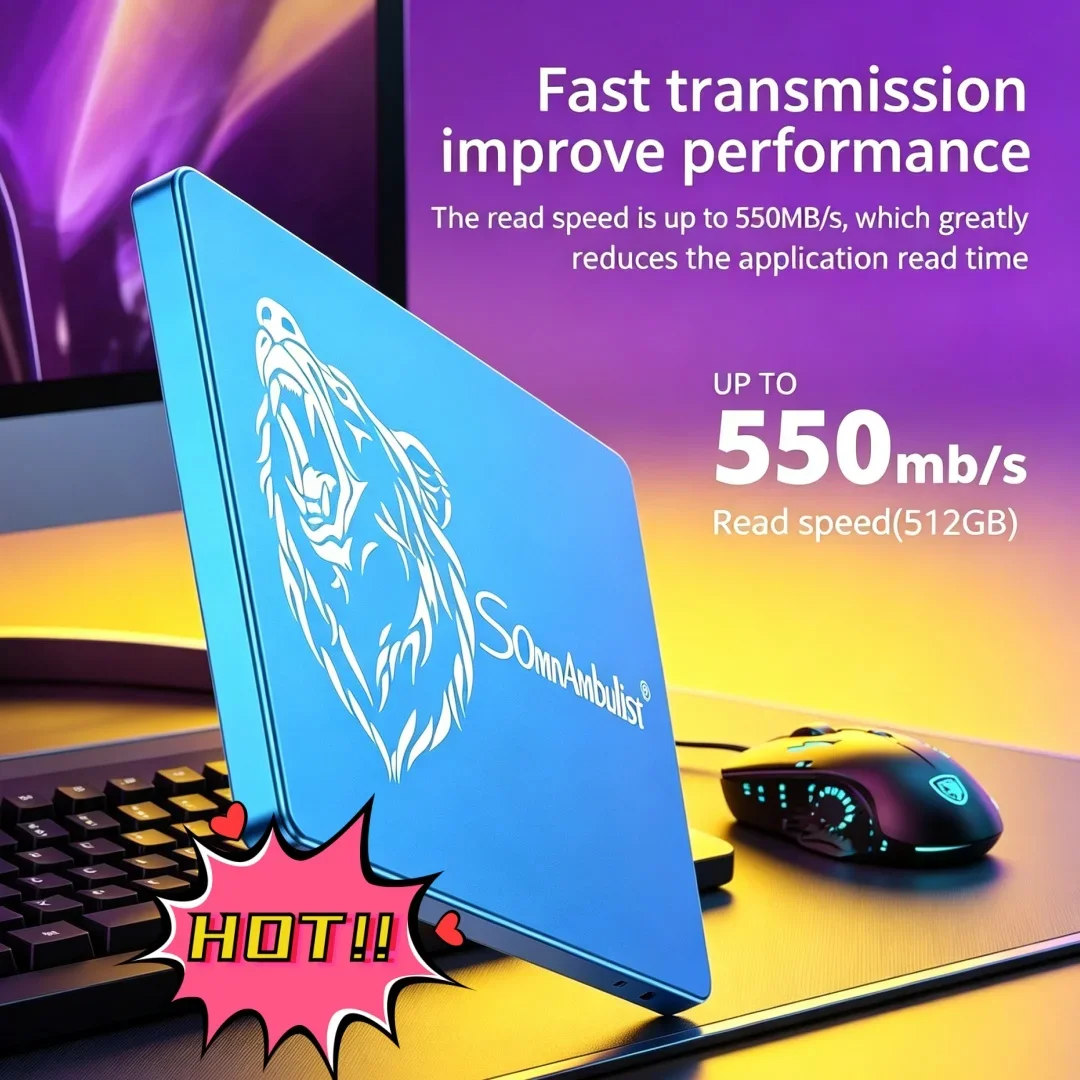 High Speed Stable Running SomnAmbulist SSD Sata3 128GB 240GB 256GB 480GB 512GB 960GB 1TB 2TB Solid State Drivefor Laptop Desktop
High Speed Stable Running SomnAmbulist SSD Sata3 128GB 240GB 256GB 480GB 512GB 960GB 1TB 2TB Solid State Drivefor Laptop Desktop