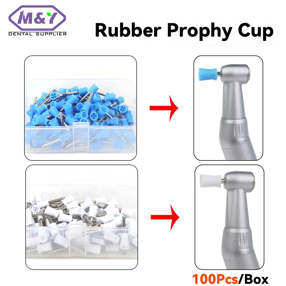 100Pcs Dental Polishing Cup Rubber Prophy Cup for Low Speed Handpiece dentistry tools
100Pcs Dental Polishing Cup Rubber Prophy Cup for Low Speed Handpiece dentistry tools