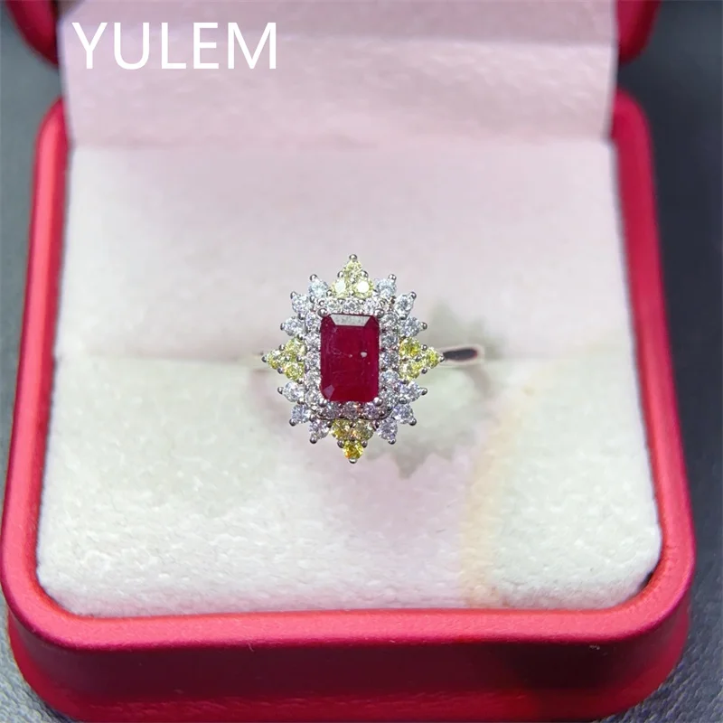 Vintage Natural Rectangle Ruby Ring for Women Simple Fine Jewelry Stone Gemstone Classic Style Silver 925 Ring
Vintage Natural Rectangle Ruby Ring for Women Simple Fine Jewelry Stone Gemstone Classic Style Silver 925 Ring