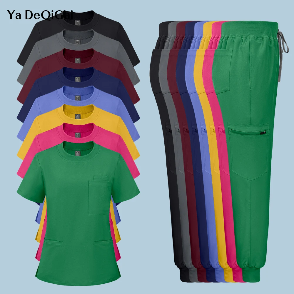 Stretch Anti-Wrinkle Beauty Uniforms Hospital Dentistry Doctor Nurse Workwear Medical Surgical Scrubs Pet Shop Nursing Work Suit
Stretch Anti-Wrinkle Beauty Uniforms Hospital Dentistry Doctor Nurse Workwear Medical Surgical Scrubs Pet Shop Nursing Work Suit