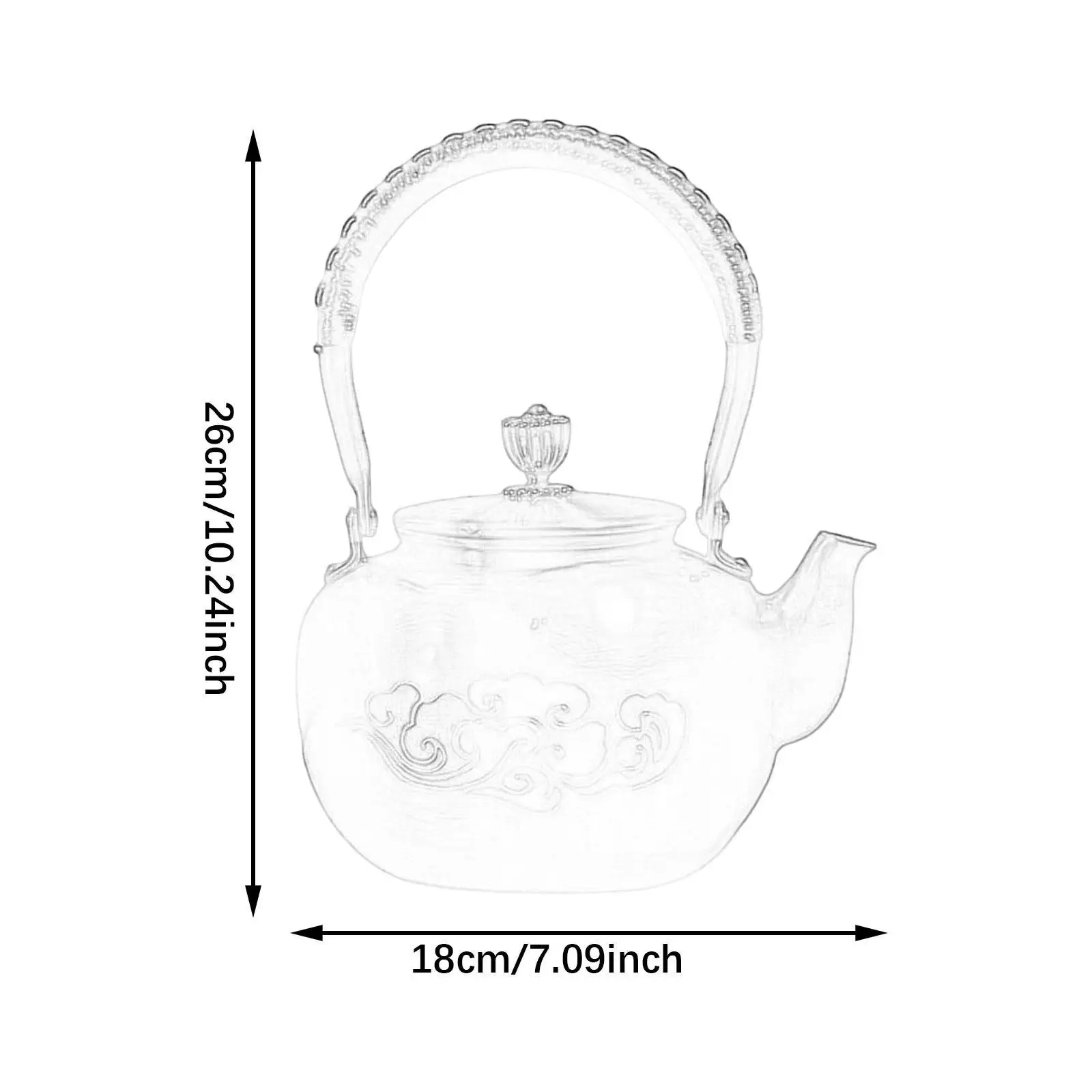 Copper Teapot 1200ml Copper Boiling Water Pot for Party Camping Restaurant
Copper Teapot 1200ml Copper Boiling Water Pot for Party Camping Restaurant