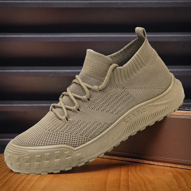 Elastic fit men casual sport shoes stretch fabric, free movement, breathable trainers for daily exercise and leisure
Elastic fit men casual sport shoes stretch fabric, free movement, breathable trainers for daily exercise and leisure