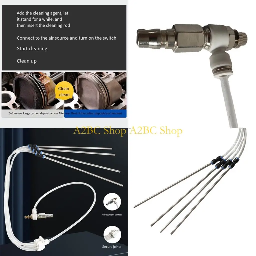 A2BC Professional Engine Carbon Deposit Removal Cleaner With Pneumatic Cleaner Borescope And Scrub Brush Accessorie
A2BC Professional Engine Carbon Deposit Removal Cleaner With Pneumatic Cleaner Borescope And Scrub Brush Accessorie