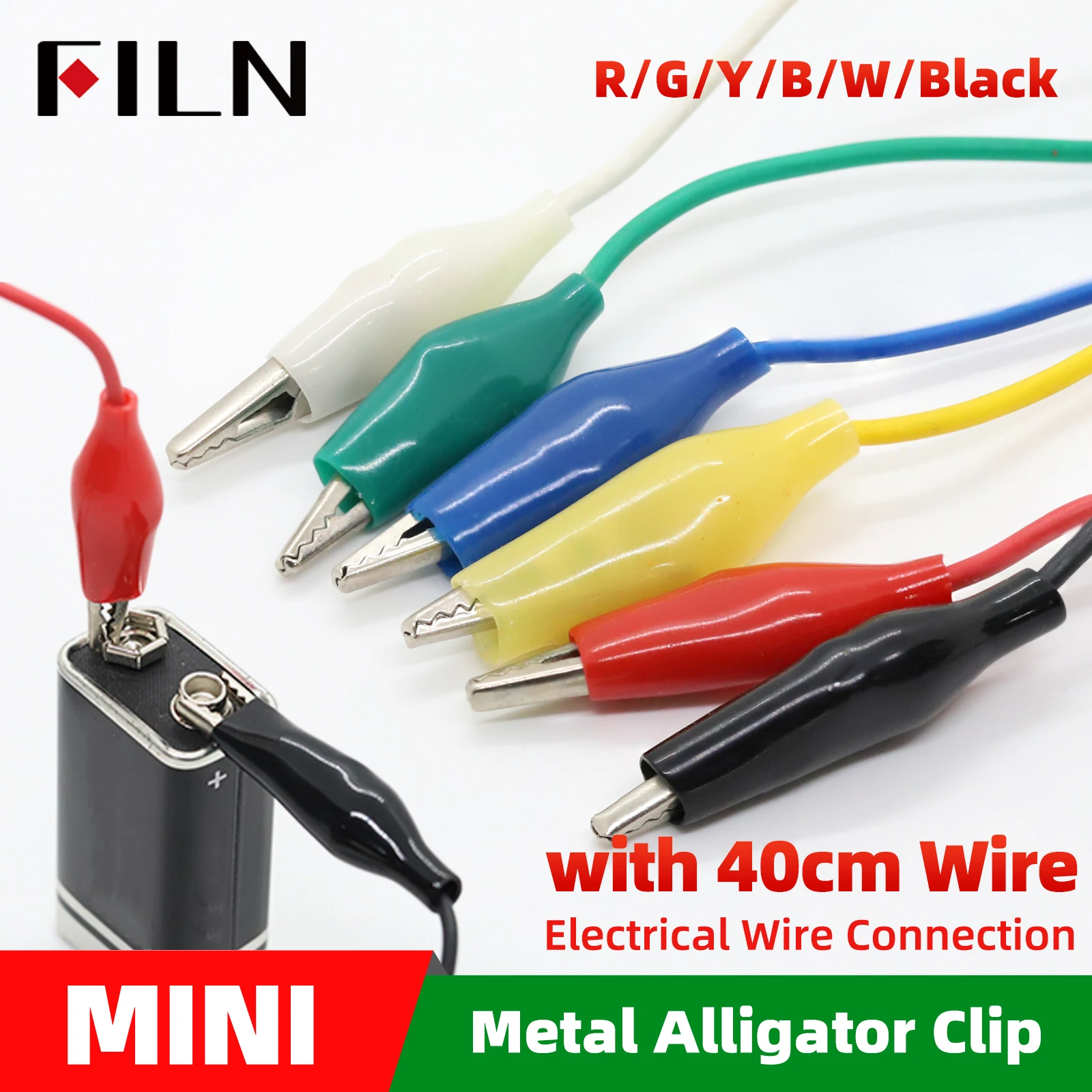 FILN Line Length 40cm Crocodile Clip Number Double-ended Crocodile Clips Cable Alligator Clips Wire Testing Wire Clip
FILN Line Length 40cm Crocodile Clip Number Double-ended Crocodile Clips Cable Alligator Clips Wire Testing Wire Clip
