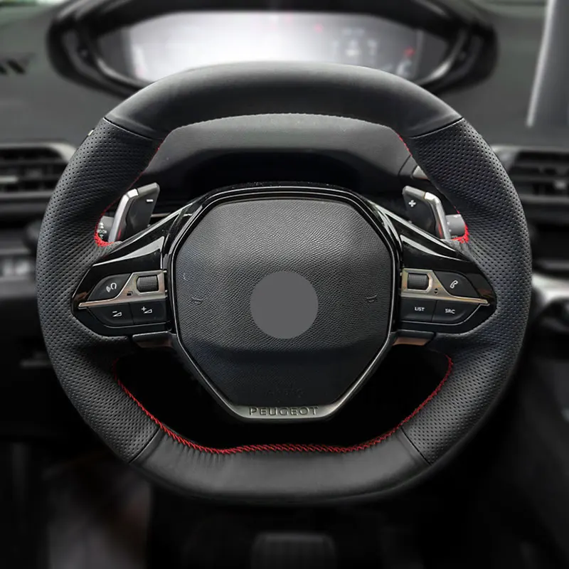 Плетение на руль для Peugeot 3008 4008 2017 2018 508 2019, перфорированный кожаный чехол из микрофибры на руль автомобиля
Плетение на руль для Peugeot 3008 4008 2017 2018 508 2019, перфорированный кожаный чехол из микрофибры на руль автомобиля