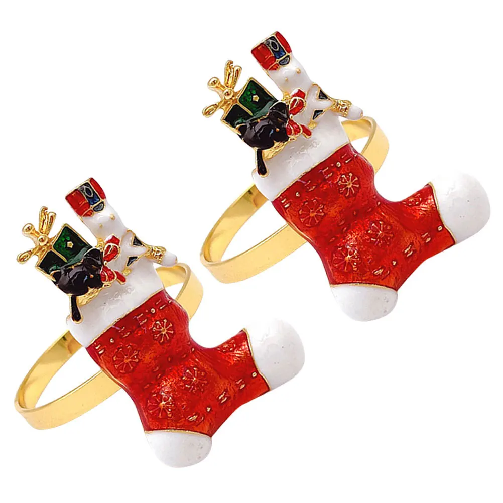 2 Pcs Napkin Ring Buckle Restaurant Rings Clasp Elk Portable Stocking Holders Ferroalloy Shaped
2 Pcs Napkin Ring Buckle Restaurant Rings Clasp Elk Portable Stocking Holders Ferroalloy Shaped