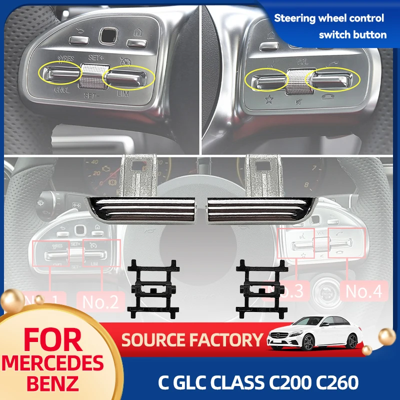 Interior Mouldings For Mercedes W205 W253 Car Multi-Function Steering Wheel Control Switch Button For Benz C GLC Class C200 C260
Interior Mouldings For Mercedes W205 W253 Car Multi-Function Steering Wheel Control Switch Button For Benz C GLC Class C200 C260