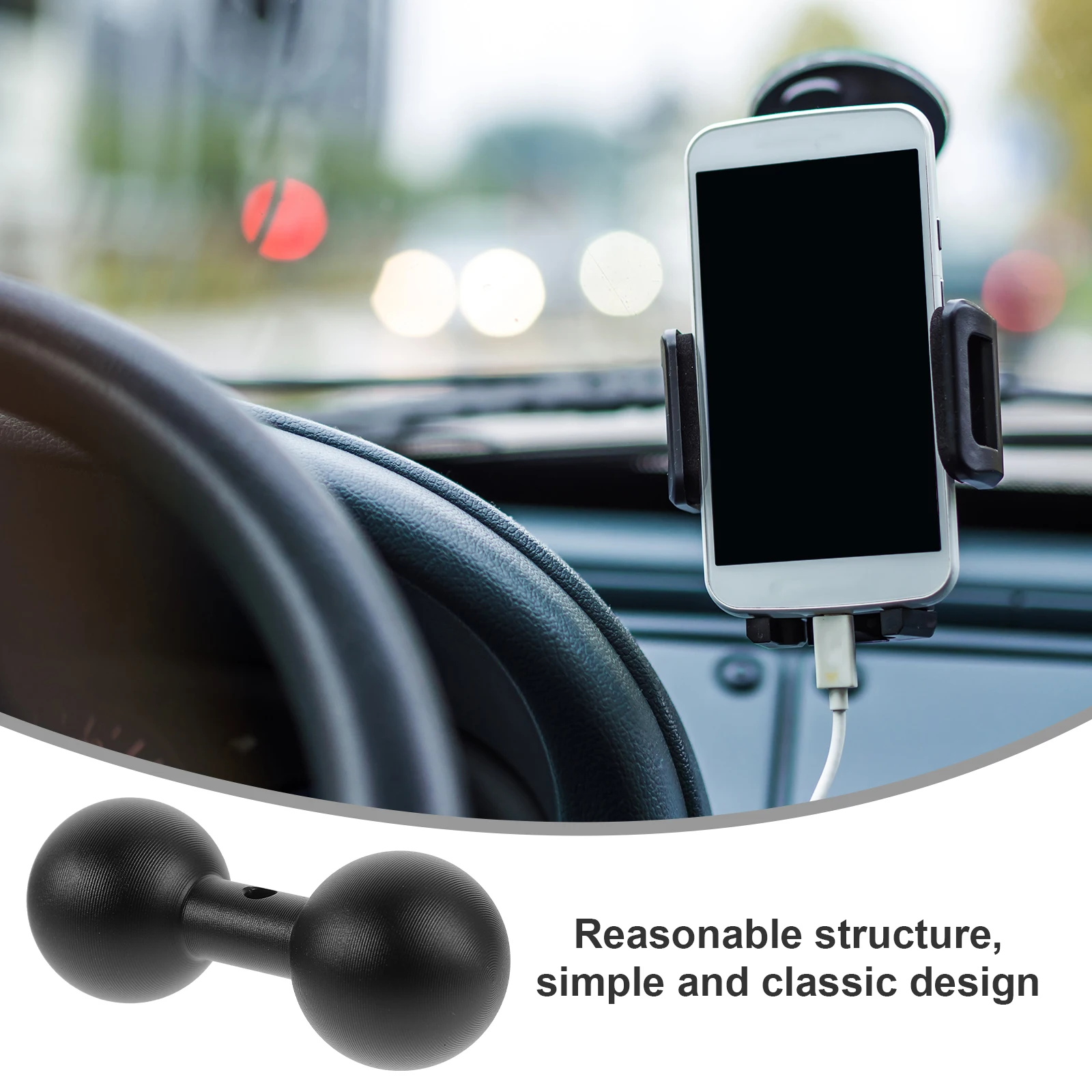 Dual Ball Mount Holder Adapter For Motorbike Motorcycle Phone Holder Ball Sturdy Lightweight Durable Easy Install Strong
Dual Ball Mount Holder Adapter For Motorbike Motorcycle Phone Holder Ball Sturdy Lightweight Durable Easy Install Strong