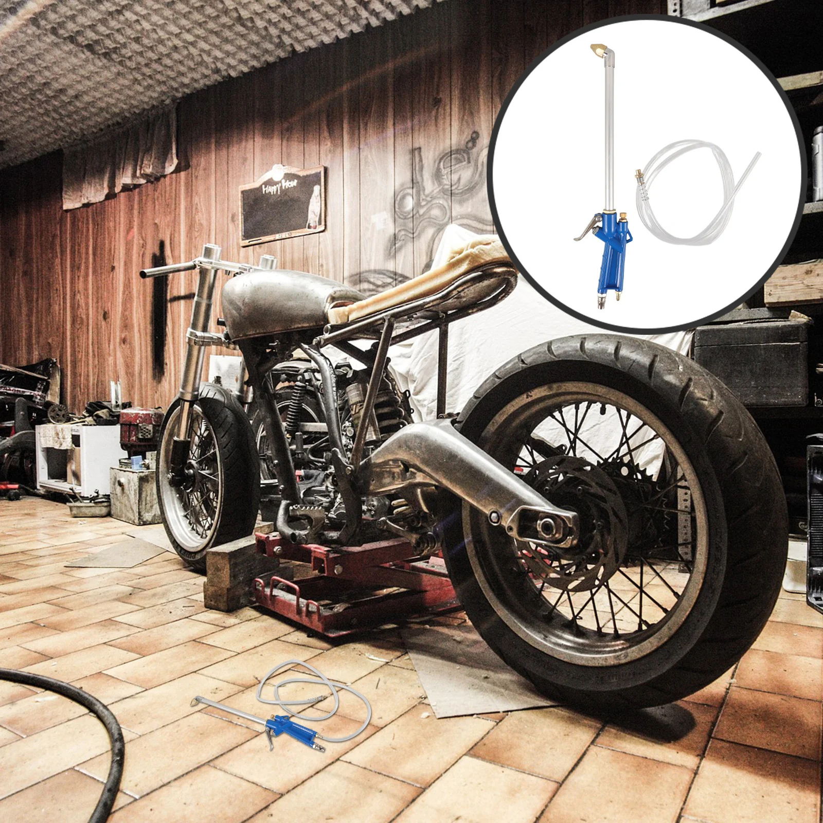 Engine Cleaning Gun with Long Nozzle for Cars Motorcycles Boats Oil Stain Removal Tool Pneumatic Sprayer for Auto Engine
Engine Cleaning Gun with Long Nozzle for Cars Motorcycles Boats Oil Stain Removal Tool Pneumatic Sprayer for Auto Engine