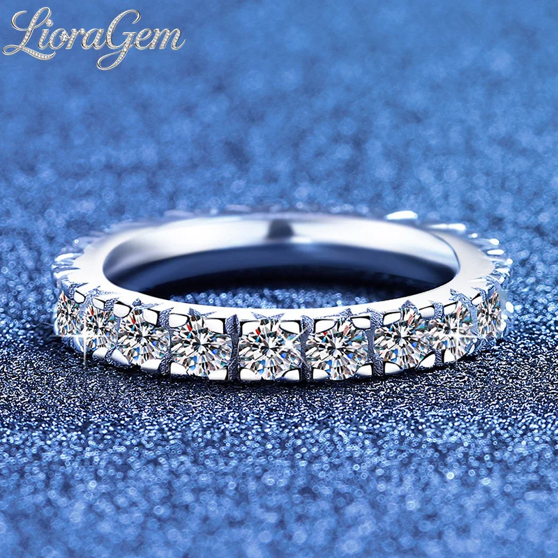 LioraGem Full-set Moissanite Rings for Men Women, Versatile, Luxurious, and Elegant Full-Diamond Band Rings Platinum PT950 Stamp
LioraGem Full-set Moissanite Rings for Men Women, Versatile, Luxurious, and Elegant Full-Diamond Band Rings Platinum PT950 Stamp