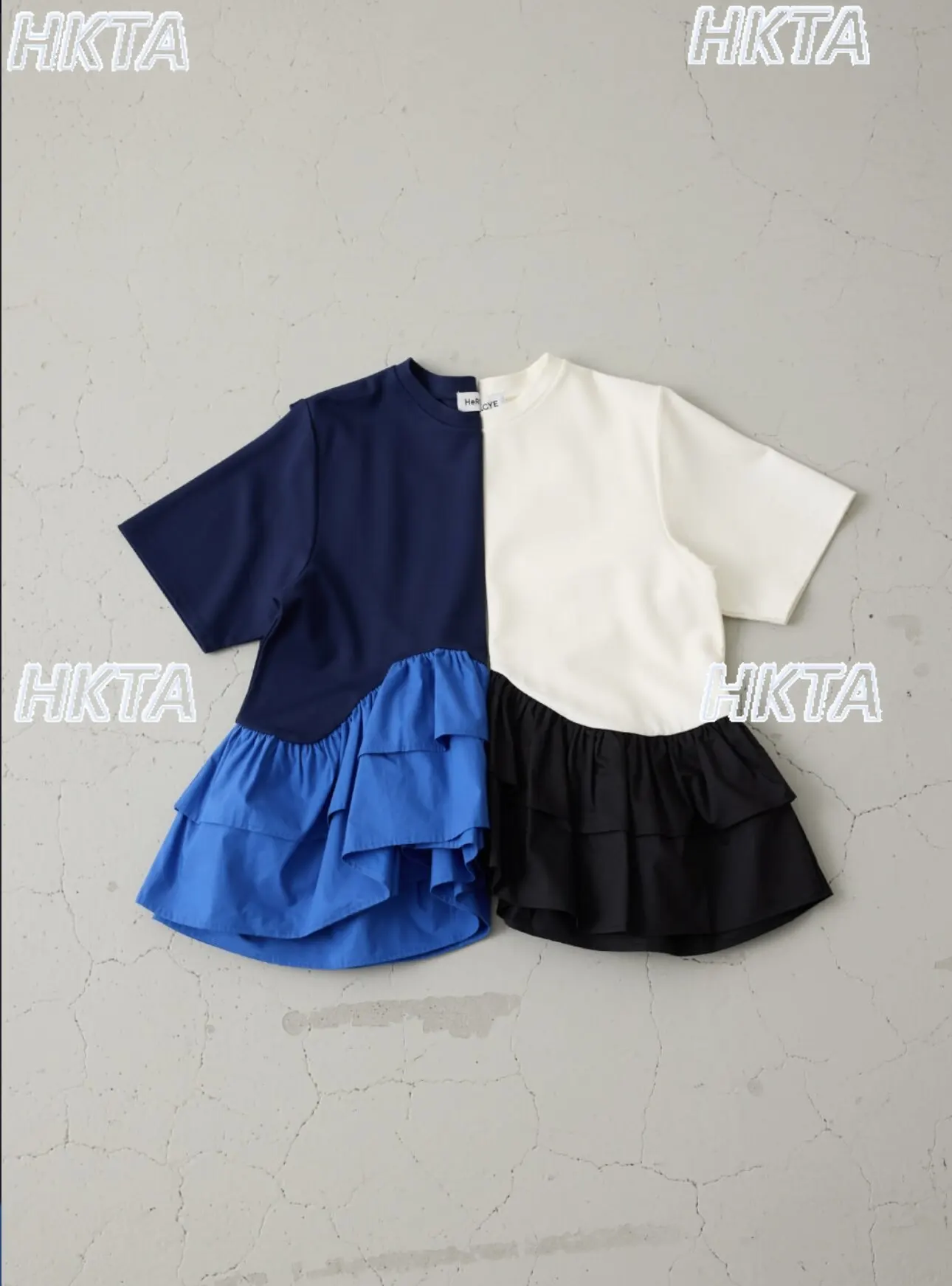 Japanese Commuter Splicing Double Layer Ruffle Edge Black Tshirt Fashionable Retro Loose Short Sleeve White Tshirt Top Women
Japanese Commuter Splicing Double Layer Ruffle Edge Black Tshirt Fashionable Retro Loose Short Sleeve White Tshirt Top Women