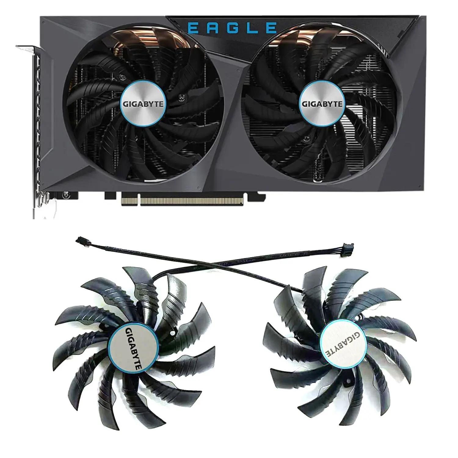 Original 95MM 4 PIN T129215SH RTX 3060 3060TI GPU Fan for Gigabyte Geforce RTX3060 3060ti Eagle OC Graphics Fan
Original 95MM 4 PIN T129215SH RTX 3060 3060TI GPU Fan for Gigabyte Geforce RTX3060 3060ti Eagle OC Graphics Fan