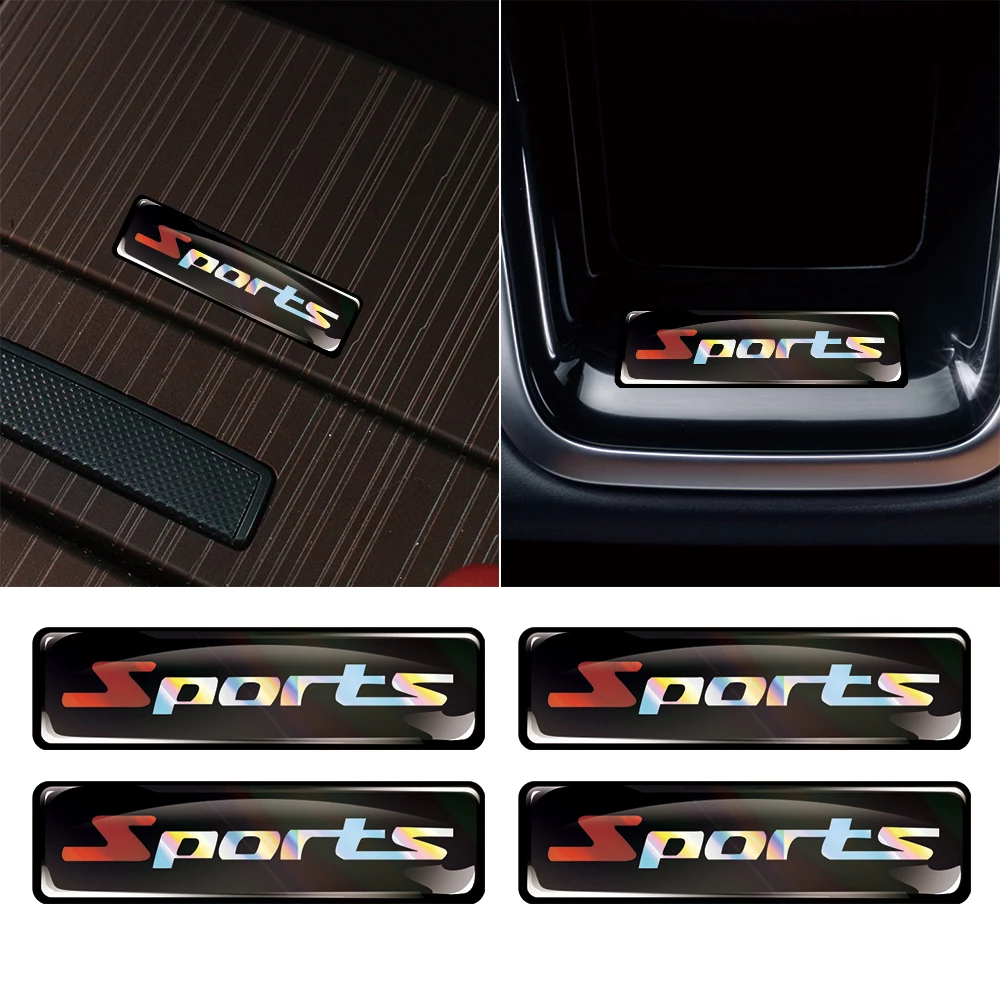 4/10/20pcs 3D Car Interior Stickers Black Sports Epoxy Resin Badges Laser Decals Motorcycle Modification Decorative Accessories
4/10/20pcs 3D Car Interior Stickers Black Sports Epoxy Resin Badges Laser Decals Motorcycle Modification Decorative Accessories