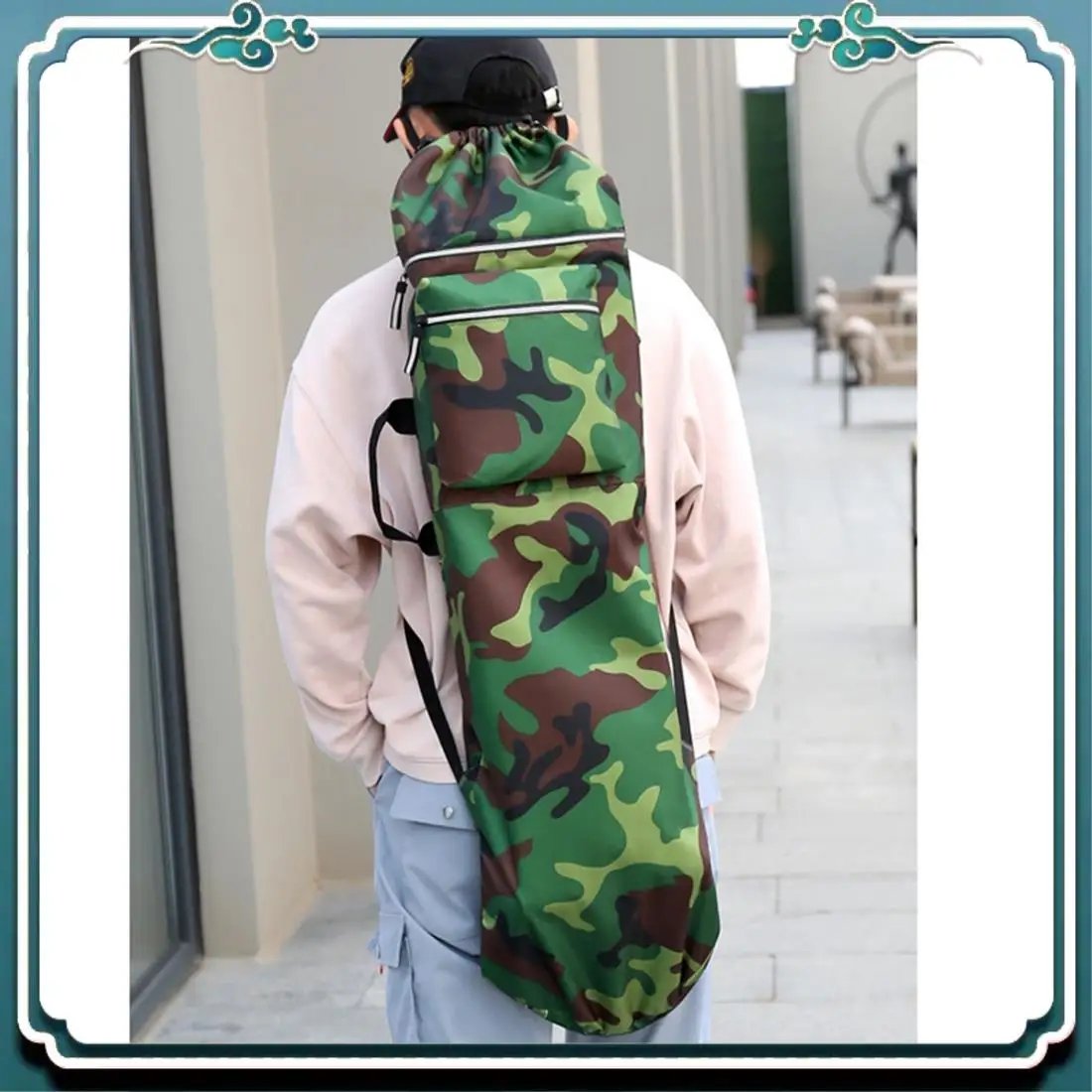 Reliable Double Rocker Skateboard Backpack Land Surfboard Bag Longboard Bag Skateboard Carry Bag Accessories
Reliable Double Rocker Skateboard Backpack Land Surfboard Bag Longboard Bag Skateboard Carry Bag Accessories