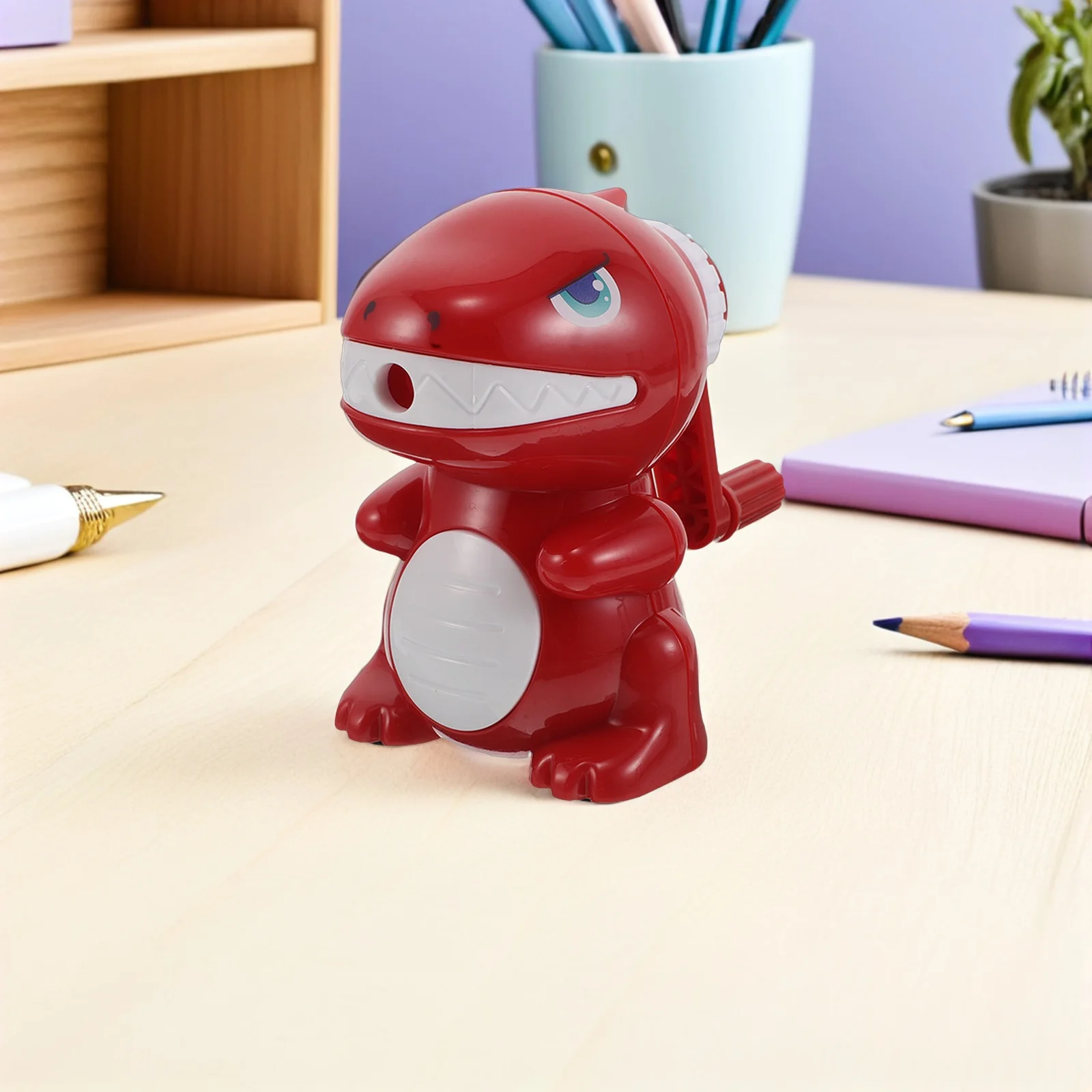 Dinosaur Cartoon Animal Pencil Sharpener Cute Handheld Manual Single Hole for School Supplies Classroom Rewards Birthday Party
Dinosaur Cartoon Animal Pencil Sharpener Cute Handheld Manual Single Hole for School Supplies Classroom Rewards Birthday Party