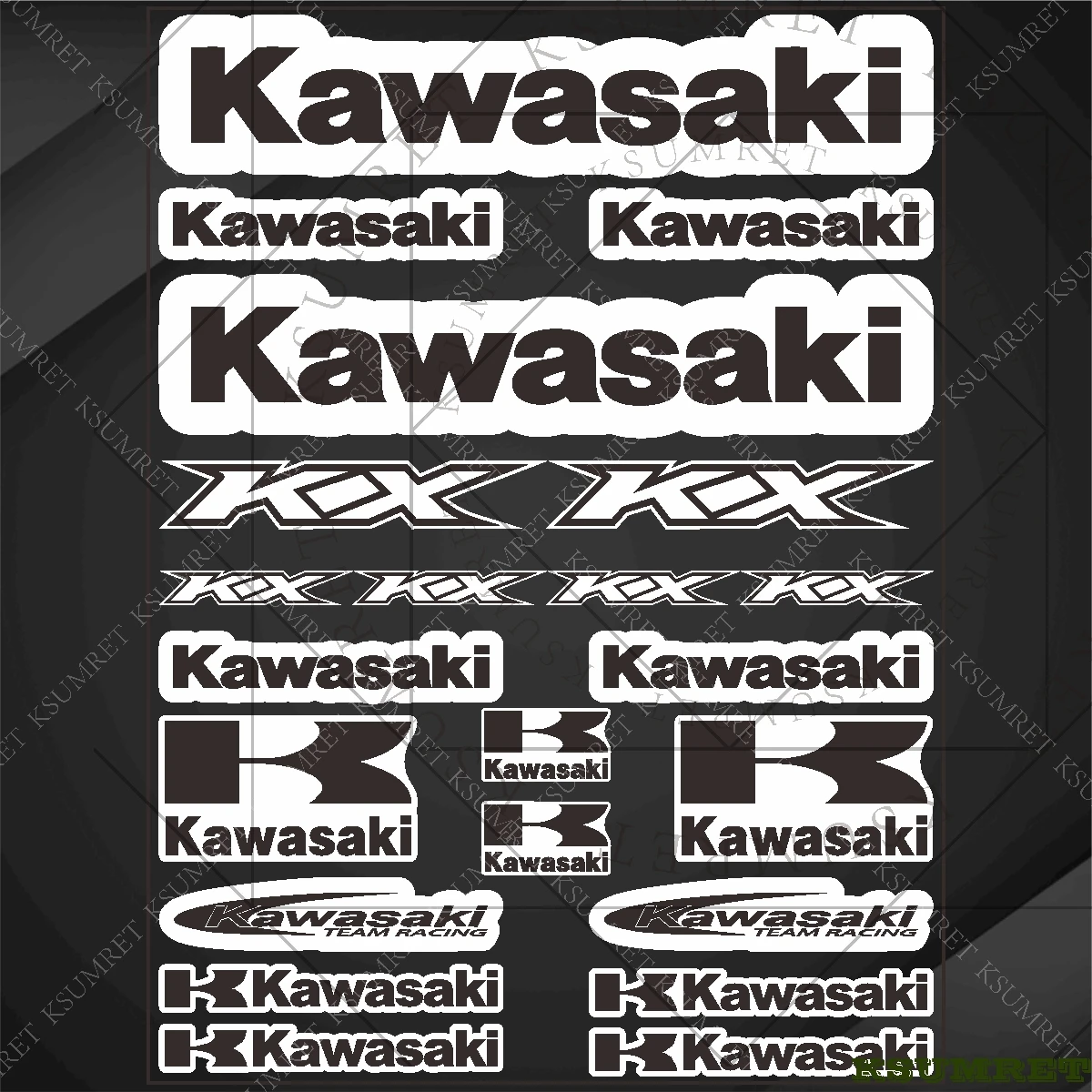For Kawasaki KX Stickers Motorcycle Stickers Decal Accessories Tank Logo Kit Waterproof
For Kawasaki KX Stickers Motorcycle Stickers Decal Accessories Tank Logo Kit Waterproof
