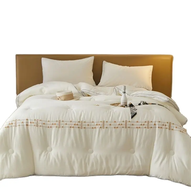 High Quality Soybean Fiber Comforter,100%Cotton Stain Face Material,Modern Embroidery Throw ,thickened Quilt Home Warm Duvet 1Pc
High Quality Soybean Fiber Comforter,100%Cotton Stain Face Material,Modern Embroidery Throw ,thickened Quilt Home Warm Duvet 1Pc