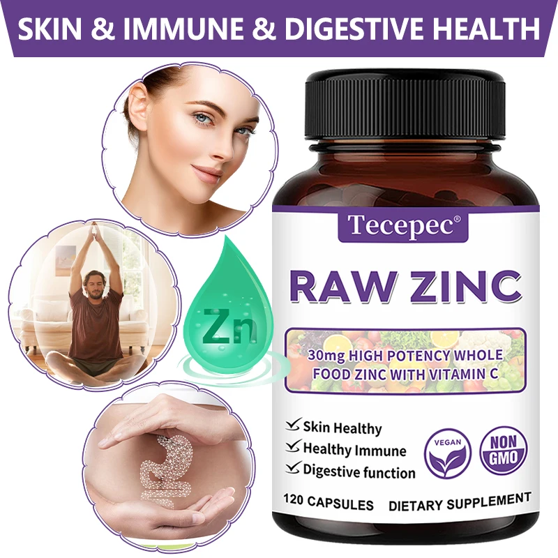 High Potency Zinc Vitamix Capsules - Superior Zinc Absorption Boosts Immune, Sleep, Energy, Skin Health Support, Non-GMO Vegan
High Potency Zinc Vitamix Capsules - Superior Zinc Absorption Boosts Immune, Sleep, Energy, Skin Health Support, Non-GMO Vegan