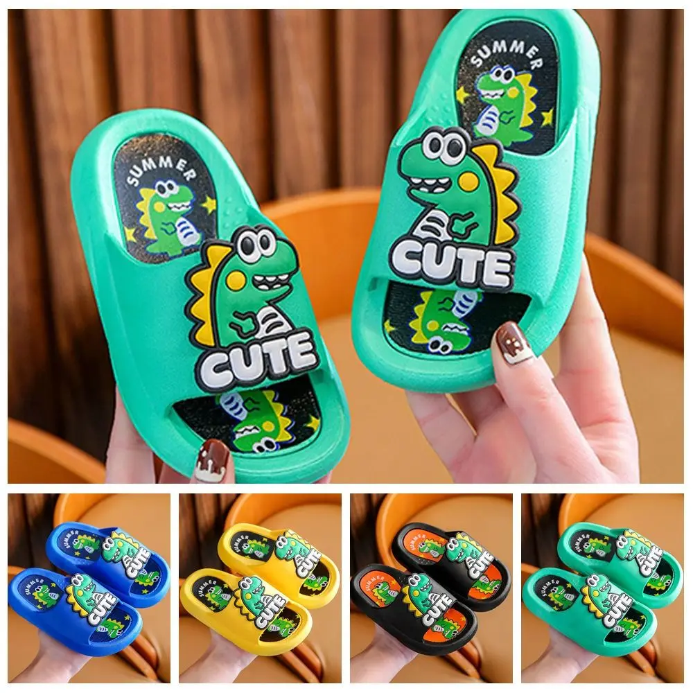 Cartoon Cute Dinosaur Slippers Platform PVC Cartoon Animal Slippers Anti Slip Solid Color Children's Bathroom Sandals Boys
Cartoon Cute Dinosaur Slippers Platform PVC Cartoon Animal Slippers Anti Slip Solid Color Children's Bathroom Sandals Boys