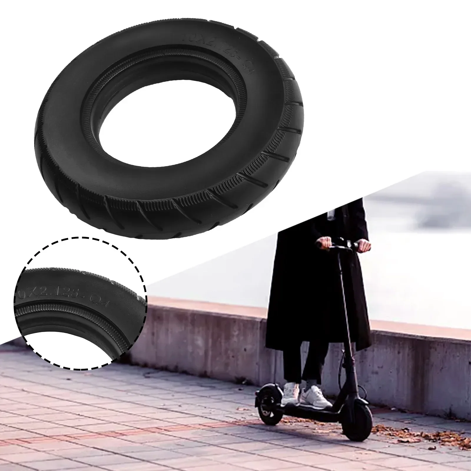 10 Inch 10x2.125 Solid Tyre For Ninebot F20/F25/F30/F40 Electric Scooter Tubeless Remodel Tyre Wheel Replacement Part
10 Inch 10x2.125 Solid Tyre For Ninebot F20/F25/F30/F40 Electric Scooter Tubeless Remodel Tyre Wheel Replacement Part