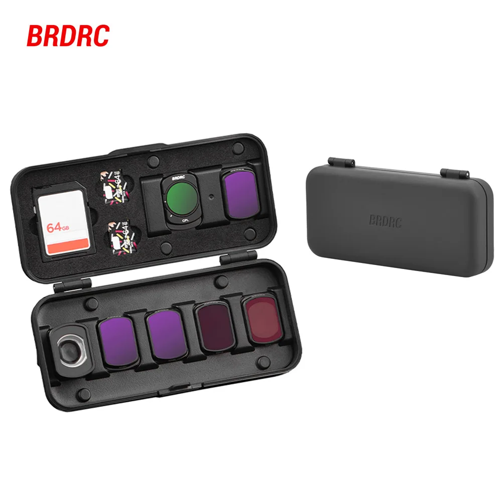 BRDRC Lens Filters Carrying Case for DJI Pocket 3 Accessories Portable Storage Protective UV/CPL/ND Wide-angle Lens SD/TF
BRDRC Lens Filters Carrying Case for DJI Pocket 3 Accessories Portable Storage Protective UV/CPL/ND Wide-angle Lens SD/TF
