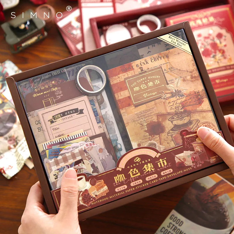 116pcs/Boxed Scrapbooking Set Diy Diary Album Stickers Material Paper Tape Set Students Stationery Prizes Junk Journal Gift Box
116pcs/Boxed Scrapbooking Set Diy Diary Album Stickers Material Paper Tape Set Students Stationery Prizes Junk Journal Gift Box