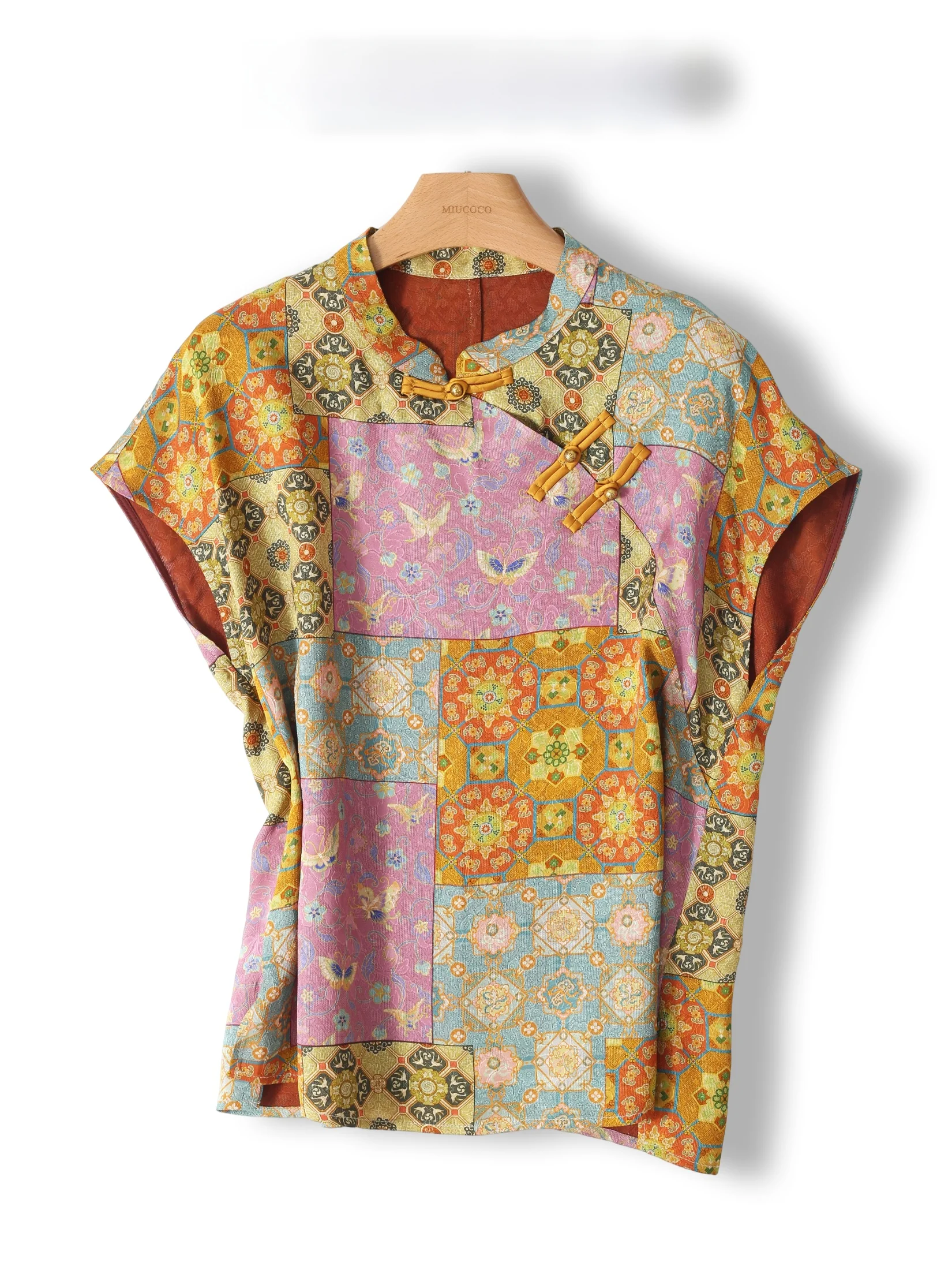 New Summer Chinese Style Loose Fit Short Sleeve Silk Shirt Women's Printed Top Trendy Vintage Fragrant Cloud Silk Shirt
New Summer Chinese Style Loose Fit Short Sleeve Silk Shirt Women's Printed Top Trendy Vintage Fragrant Cloud Silk Shirt
