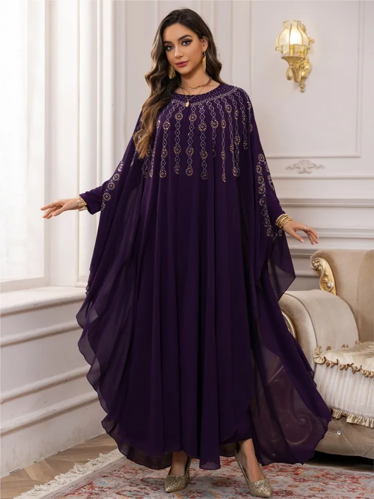 Autumn Dress Women Diamond Bling Fashion Irregular Ruffle Pleated Fashion Elegant Ladies Dresses Loose Long Sleeve Woman Dress
Autumn Dress Women Diamond Bling Fashion Irregular Ruffle Pleated Fashion Elegant Ladies Dresses Loose Long Sleeve Woman Dress