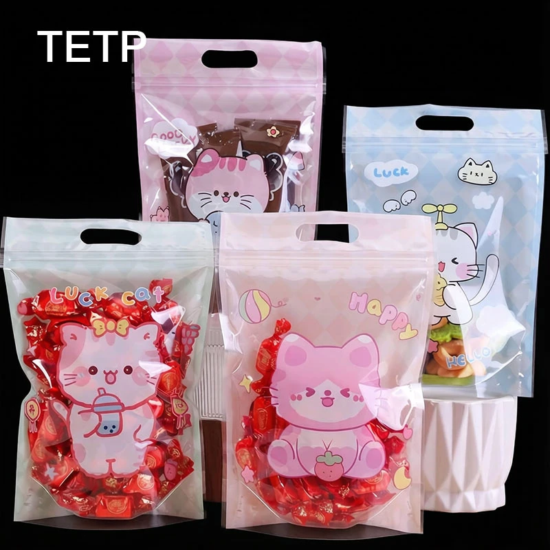 TETP 50Pcs/100Pcs Cartoon Luck Cat Ziplock Stand Up Baby Shower Party Gift Baking Cookies Candy Packaging Wholesale Child Favors
TETP 50Pcs/100Pcs Cartoon Luck Cat Ziplock Stand Up Baby Shower Party Gift Baking Cookies Candy Packaging Wholesale Child Favors