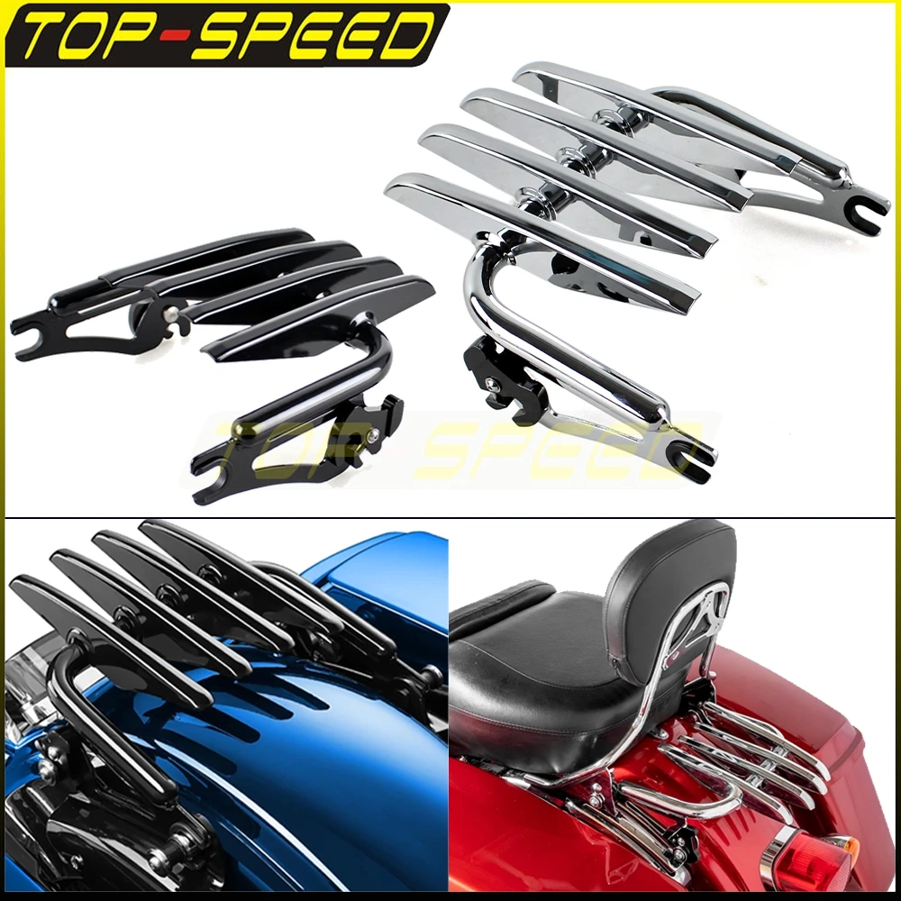 Съемный багажник для мотоцикла Stealth для Harley Touring Road King FLHR FLHRC Street Glide FLHX Road Glide FLTR 2014-Later
Съемный багажник для мотоцикла Stealth для Harley Touring Road King FLHR FLHRC Street Glide FLHX Road Glide FLTR 2014-Later