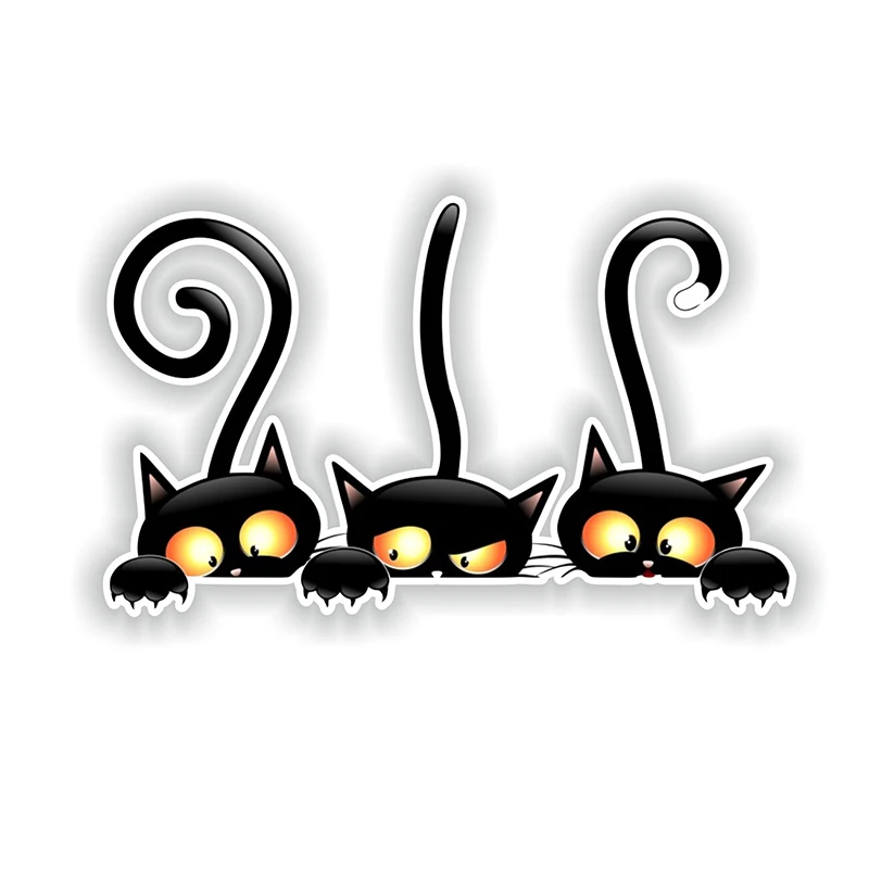 CK21121# 17x10cm Black Cats Funny Sticker for Bumper Car Van Truck Motor Helmet ToolBox Door PC Boat Waterproof Auto Decors
CK21121# 17x10cm Black Cats Funny Sticker for Bumper Car Van Truck Motor Helmet ToolBox Door PC Boat Waterproof Auto Decors