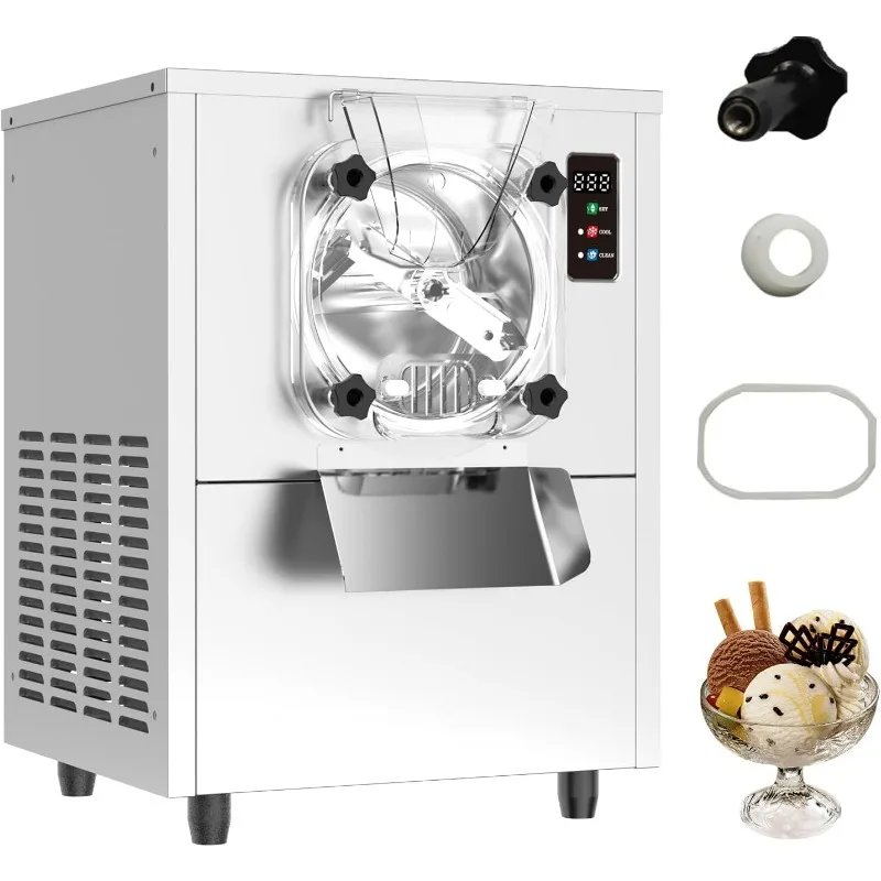 Commercial Ice Cream Maker Machine 1400W 110V 4.3 to 5.3 Gallons Per Hour Ice Cream Machine with Auto Clean,LED Panel Perfect
Commercial Ice Cream Maker Machine 1400W 110V 4.3 to 5.3 Gallons Per Hour Ice Cream Machine with Auto Clean,LED Panel Perfect