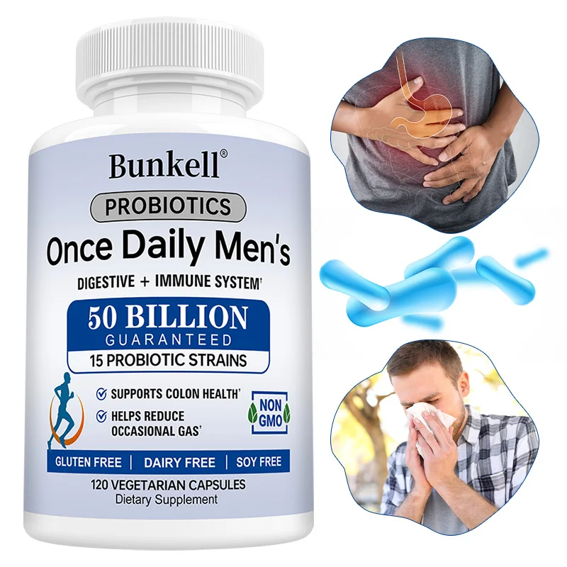Probiotics Capsules for Men, Multi-Strain Probiotics with Prebiotics, Support Gut Digestive Health & Daily Immune Wellness
Probiotics Capsules for Men, Multi-Strain Probiotics with Prebiotics, Support Gut Digestive Health & Daily Immune Wellness