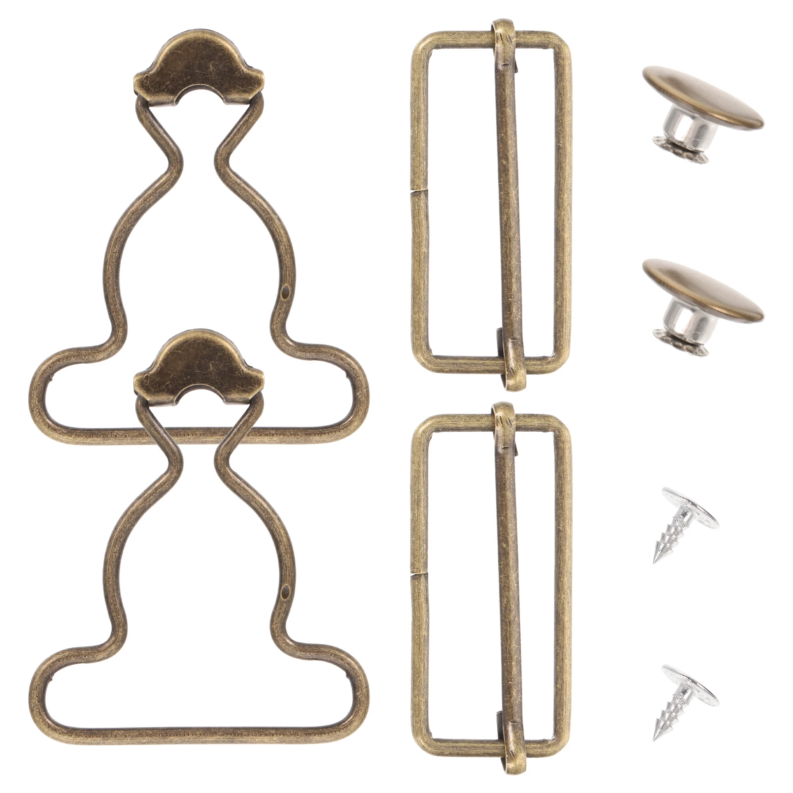 Adjustable Buckle Jeans Metal Gourd Clasps Replacement Overall Buckles Suspender Buttons Suitable Clothes Handbags Backpacks
Adjustable Buckle Jeans Metal Gourd Clasps Replacement Overall Buckles Suspender Buttons Suitable Clothes Handbags Backpacks