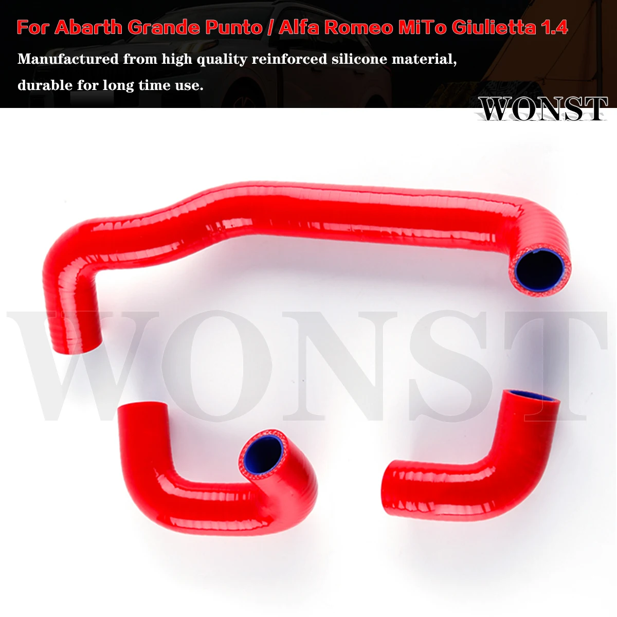 Silicone Pop Off Hose Kit For Abarth Grande Punto / Alfa Romeo MiTo Giulietta 1.4 T-Jet Turbo Reinforced Coolant Pipe
Silicone Pop Off Hose Kit For Abarth Grande Punto / Alfa Romeo MiTo Giulietta 1.4 T-Jet Turbo Reinforced Coolant Pipe