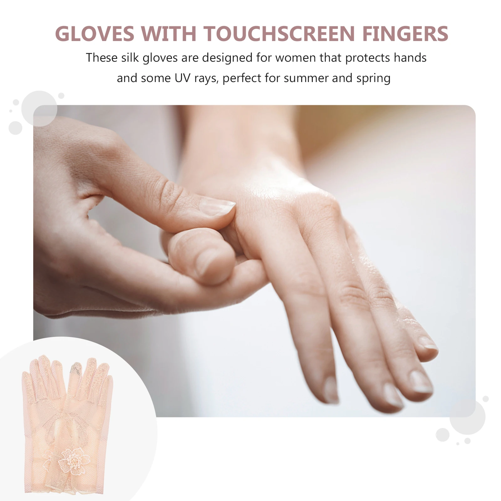 Ice Silk Sun Protection Gloves Lightweight UV Summer Driving Cycling Women Touchscreen Sheer Breathable Handwear Durability
Ice Silk Sun Protection Gloves Lightweight UV Summer Driving Cycling Women Touchscreen Sheer Breathable Handwear Durability