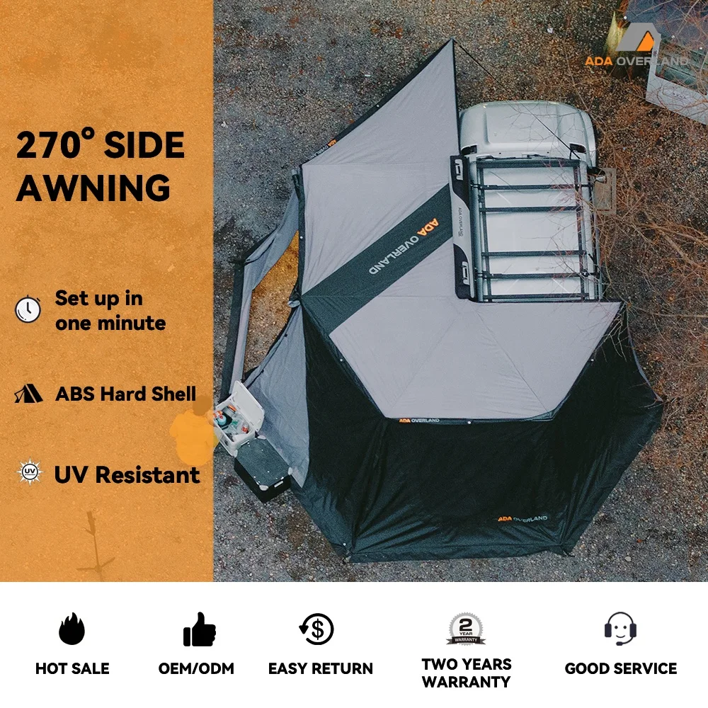 Outdoor Camping Car Side Awning Tent 270 Degree Awning Free Standing 4x4 4WD Awning Tent
Outdoor Camping Car Side Awning Tent 270 Degree Awning Free Standing 4x4 4WD Awning Tent