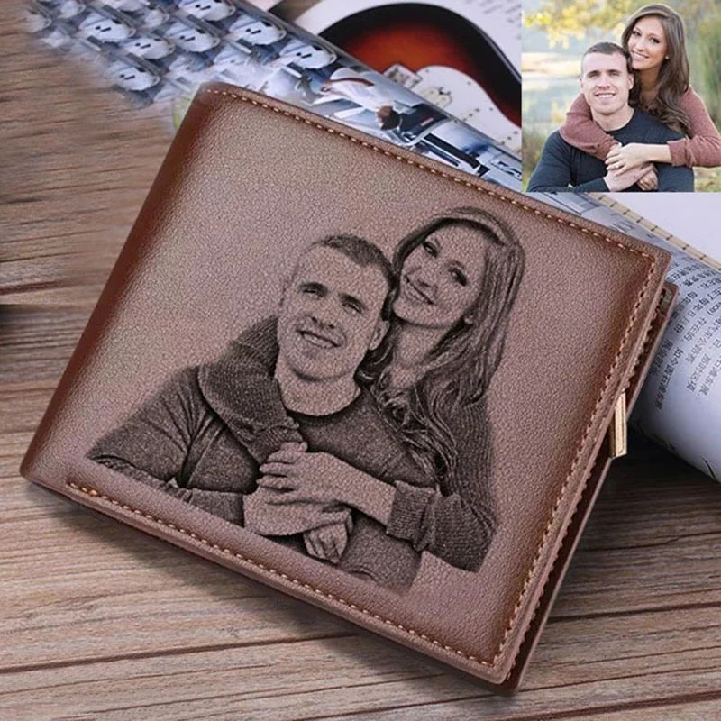 Engraved wallets for men Picture Wallet Trifold Short Ultra-thin Fashion Young Leather Wallet Money Clip Custom Photo Gift
Engraved wallets for men Picture Wallet Trifold Short Ultra-thin Fashion Young Leather Wallet Money Clip Custom Photo Gift