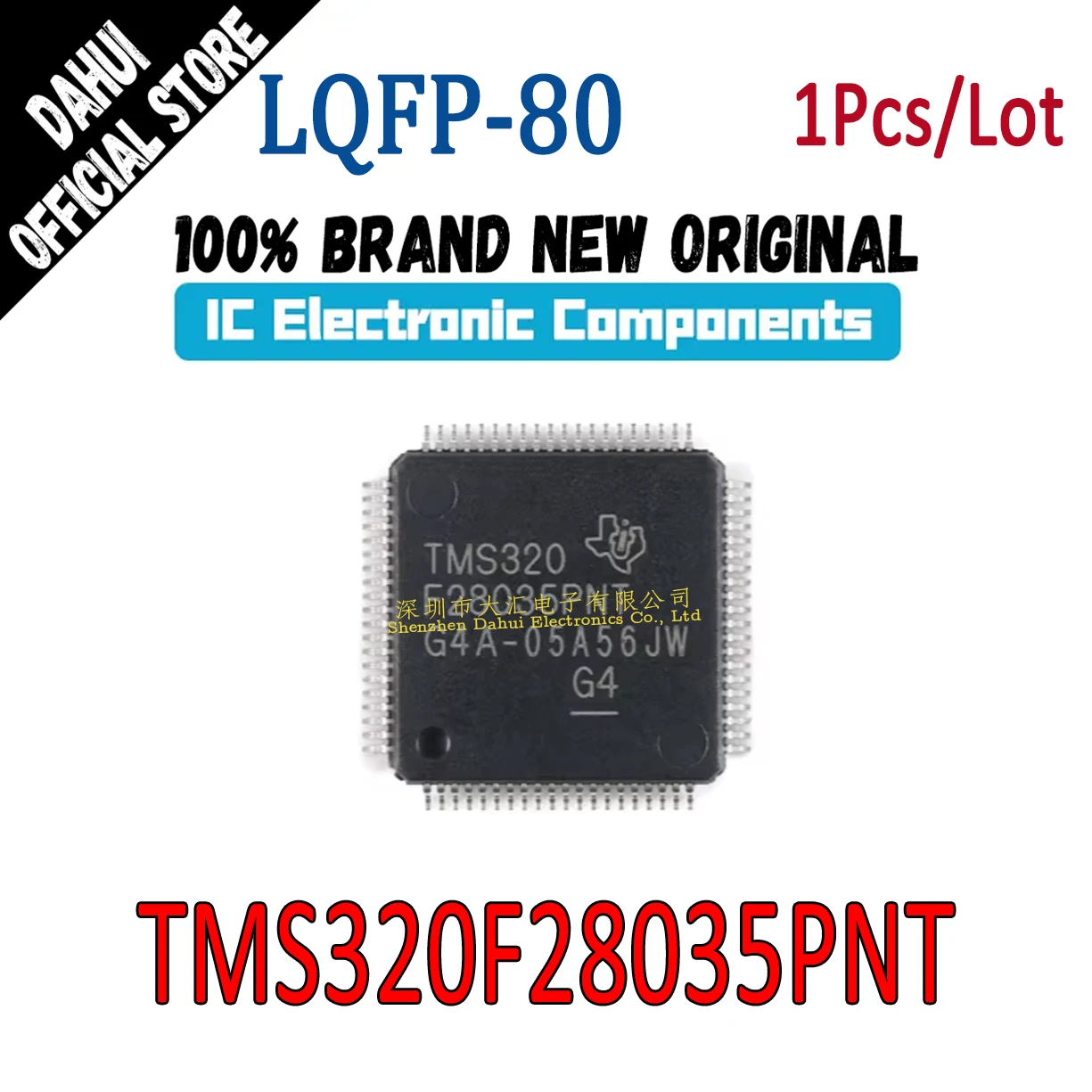 TMS320F28035PNT TMS320 F28035PNT QFP-80 microcontroller chip IC New original
TMS320F28035PNT TMS320 F28035PNT QFP-80 microcontroller chip IC New original
