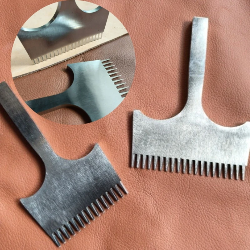 15/20-tooth Leather Product Punching French-style Oblique Flat Cut DIY Leather Goods Craft Hand-sewing Thread Hole Punching Tool
15/20-tooth Leather Product Punching French-style Oblique Flat Cut DIY Leather Goods Craft Hand-sewing Thread Hole Punching Tool