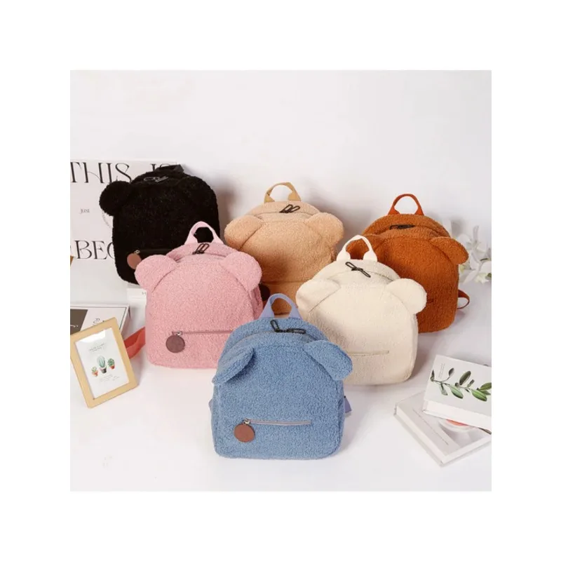 Plush Bear Backpack Women Sweet Travel Bag Cute Cartoon Backpack Children's Gift Bag Fashionable Leisure Small Bear Ear Backpack
Plush Bear Backpack Women Sweet Travel Bag Cute Cartoon Backpack Children's Gift Bag Fashionable Leisure Small Bear Ear Backpack
