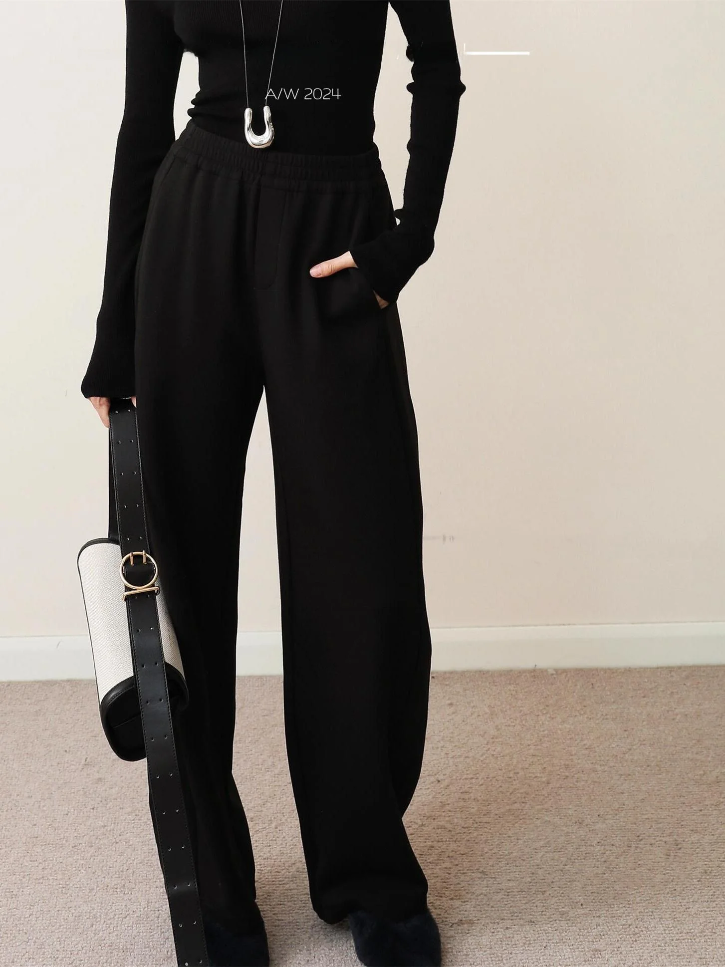 3HLADY Удобные свободные брюки-бананы с эластичным поясом, отличная драпировка, мягкий начес, осенние женские штаны
3HLADY Удобные свободные брюки-бананы с эластичным поясом, отличная драпировка, мягкий начес, осенние женские штаны