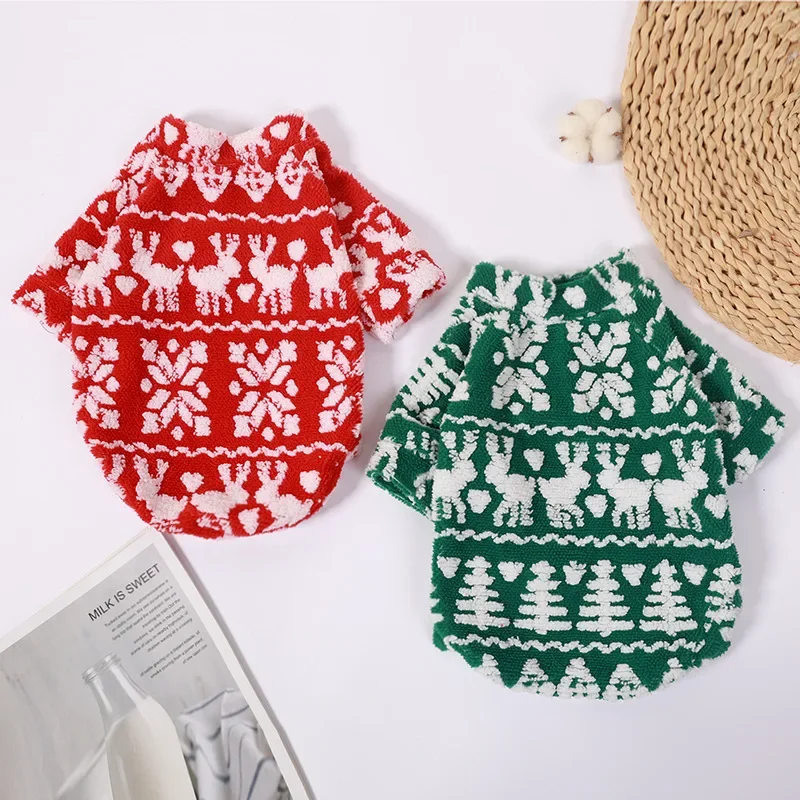 Christmas Deer Pet Clothes Puppy Warm Clothes Teddy Winter Soft Cartoon Clothes Cat Universal Two Legs Cloth
Christmas Deer Pet Clothes Puppy Warm Clothes Teddy Winter Soft Cartoon Clothes Cat Universal Two Legs Cloth