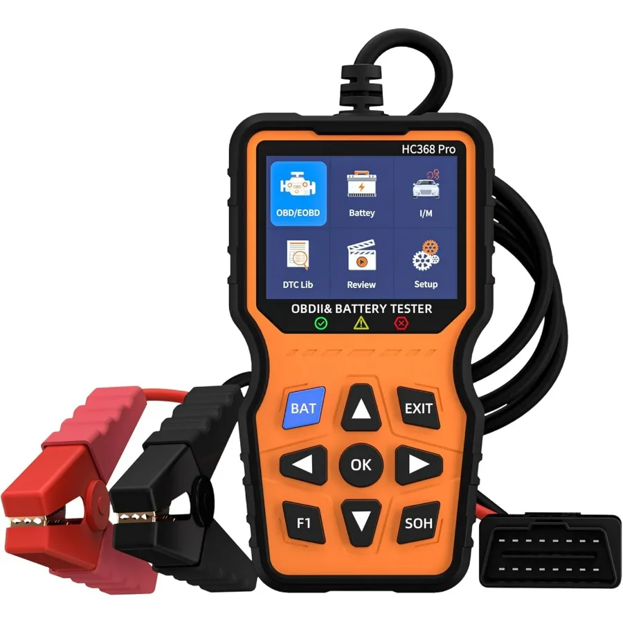 OBD2 Scanner and Battery Tester 2-in-1 Diagnostic Tool for Engine Fault Code Reader and Battery Analyzer CAN Diagnostic Scan To
OBD2 Scanner and Battery Tester 2-in-1 Diagnostic Tool for Engine Fault Code Reader and Battery Analyzer CAN Diagnostic Scan To