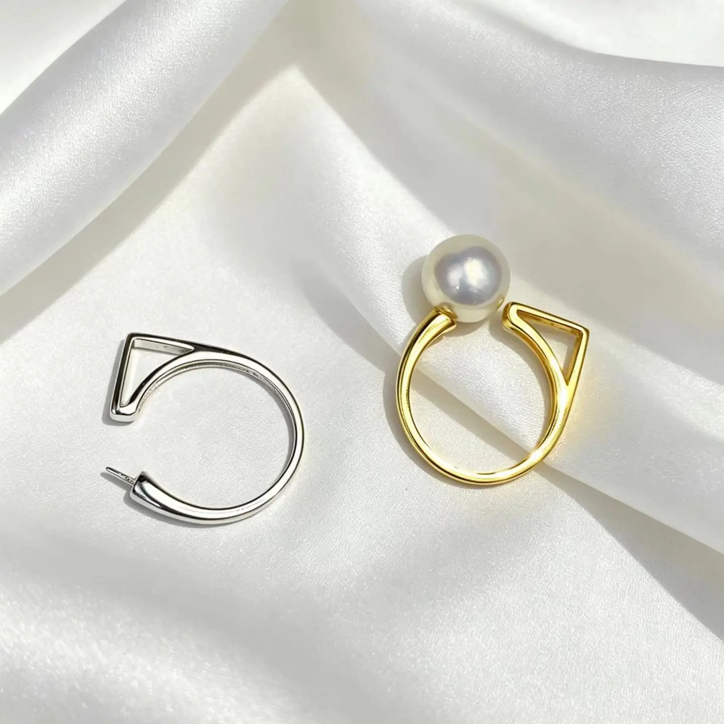 Wholesale S925 Sterling Silver Adjustable Ring Mount Settings Findings Mountings Accessory Parts for 10-11mm Pearls 5pcs/lot
Wholesale S925 Sterling Silver Adjustable Ring Mount Settings Findings Mountings Accessory Parts for 10-11mm Pearls 5pcs/lot