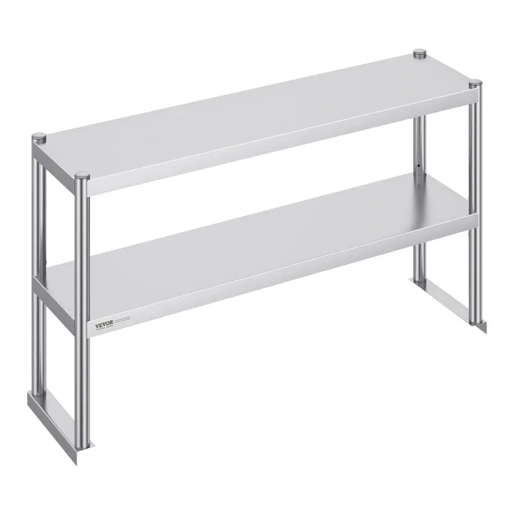 Двухъярусный рабочий стол Overshelf из нержавеющей стали 12x48 дюймов с регулируемой высотой для кухни, ресторана, мастерской
Двухъярусный рабочий стол Overshelf из нержавеющей стали 12x48 дюймов с регулируемой высотой для кухни, ресторана, мастерской